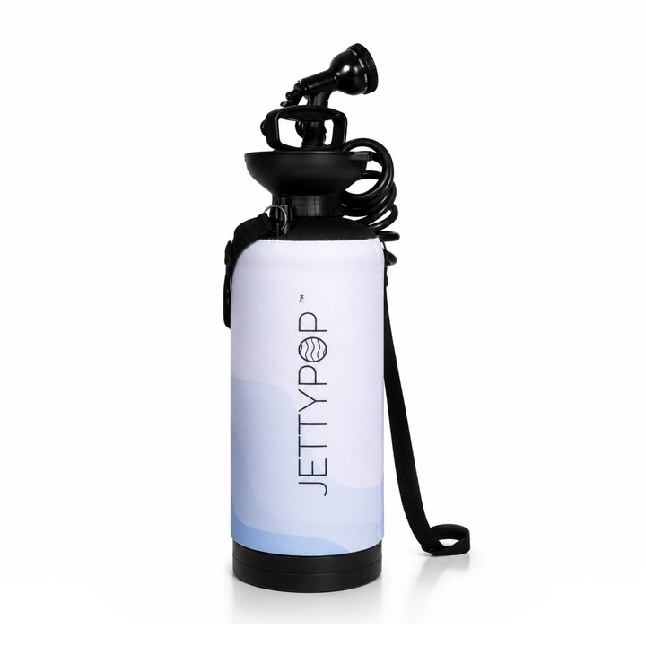 JettyPop™ — Portable Pressurized Shower Sprayer